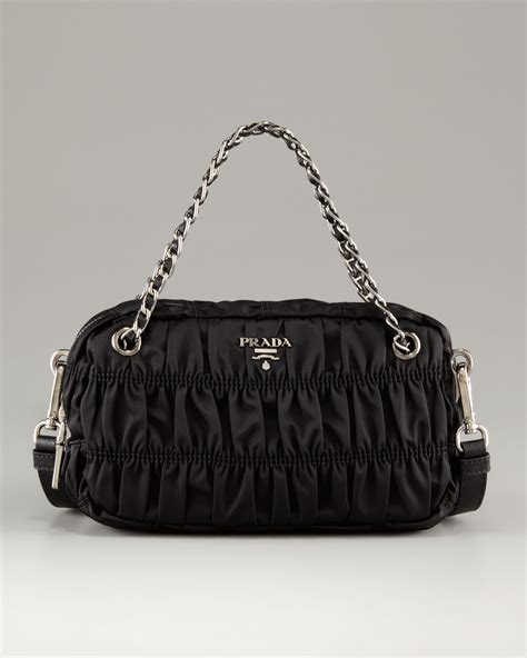 prada classic nylon bags|prada ruched nylon bag.